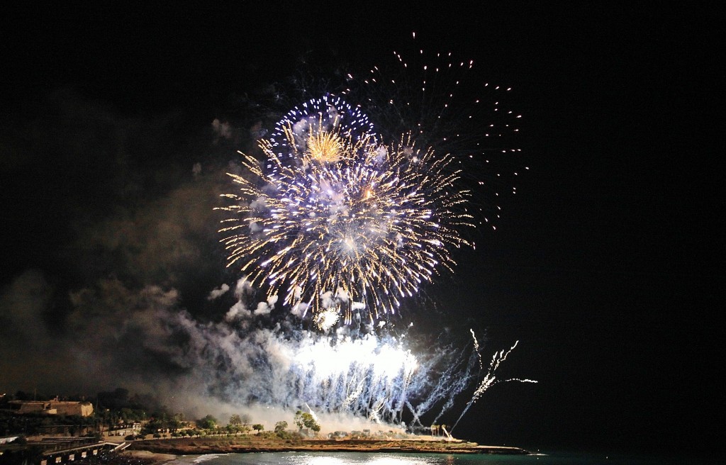 Foto: Fuegos artificiales - Tarragona (Cataluña), España