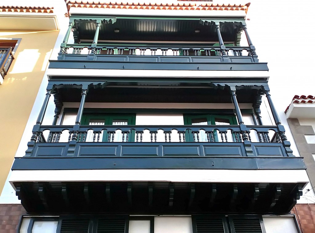Foto: Balcones tipicos - Puerto de la Cruz (Santa Cruz de Tenerife), España
