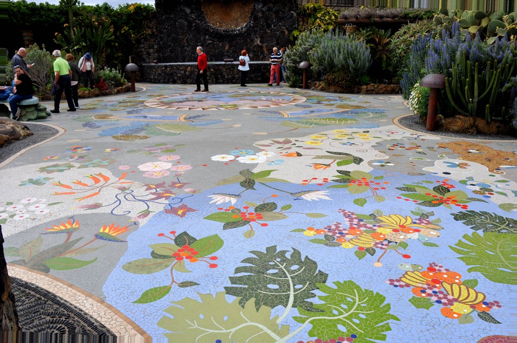 Foto: Mosaico de la Plz. la Glorieta - La Palma (Santa Cruz de Tenerife), España