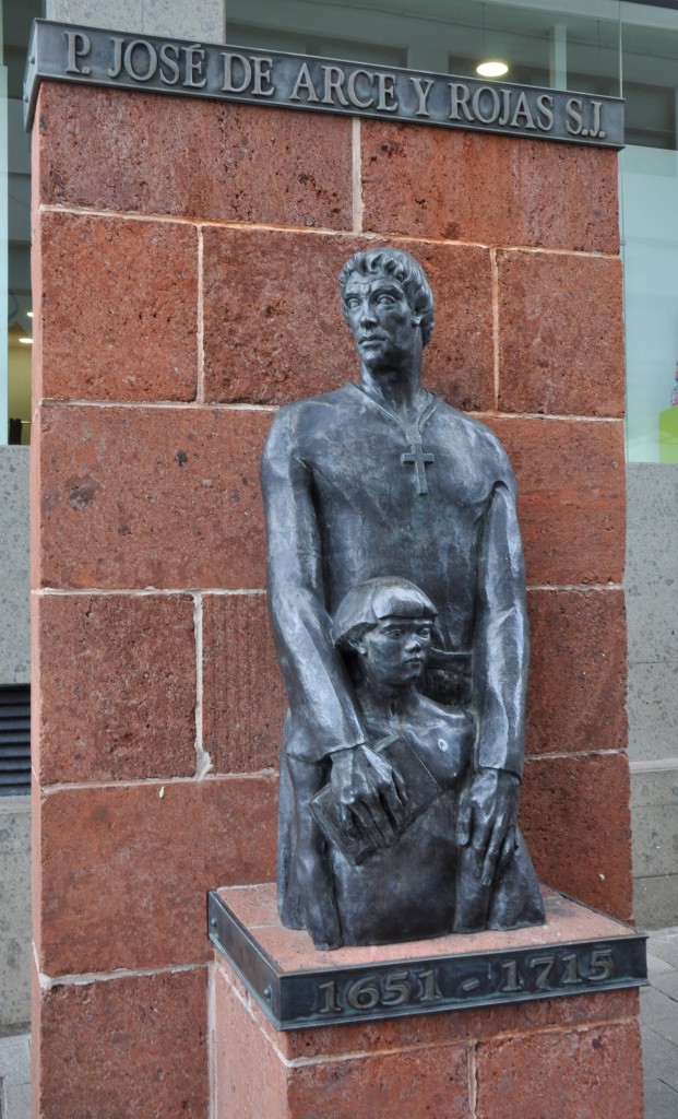 Foto: Escultura del Padre Jose de Arce - La Palma (Santa Cruz de Tenerife), España