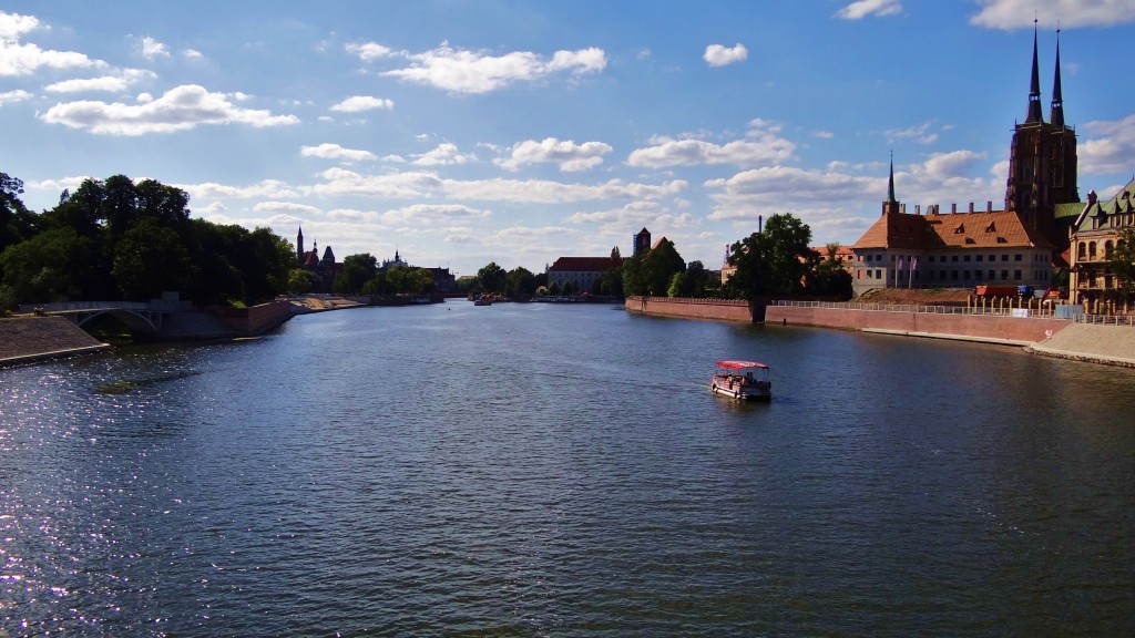 Foto: Río Oder - Wrocław (Lower Silesian Voivodeship), Polonia