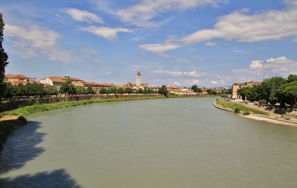 Foto: Rio Adige - Verona (Veneto), Italia
