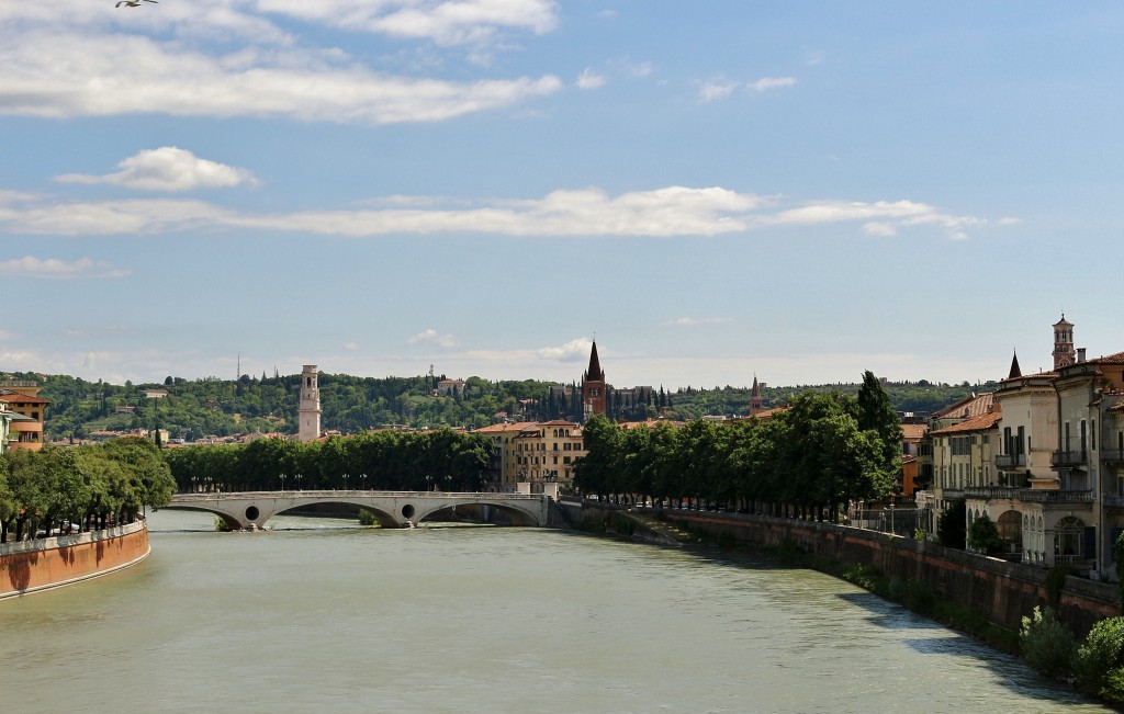 Foto: Rio Adige - Verona (Veneto), Italia