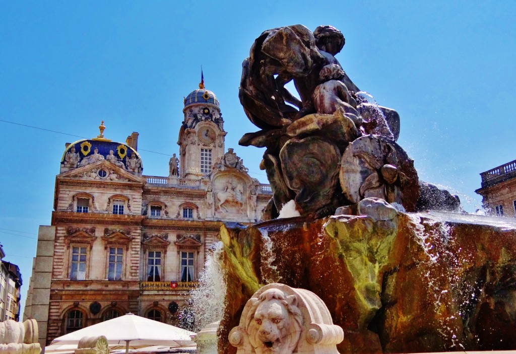 Foto: Fontaine Bartholdi - Lyon (Rhône-Alpes), Francia