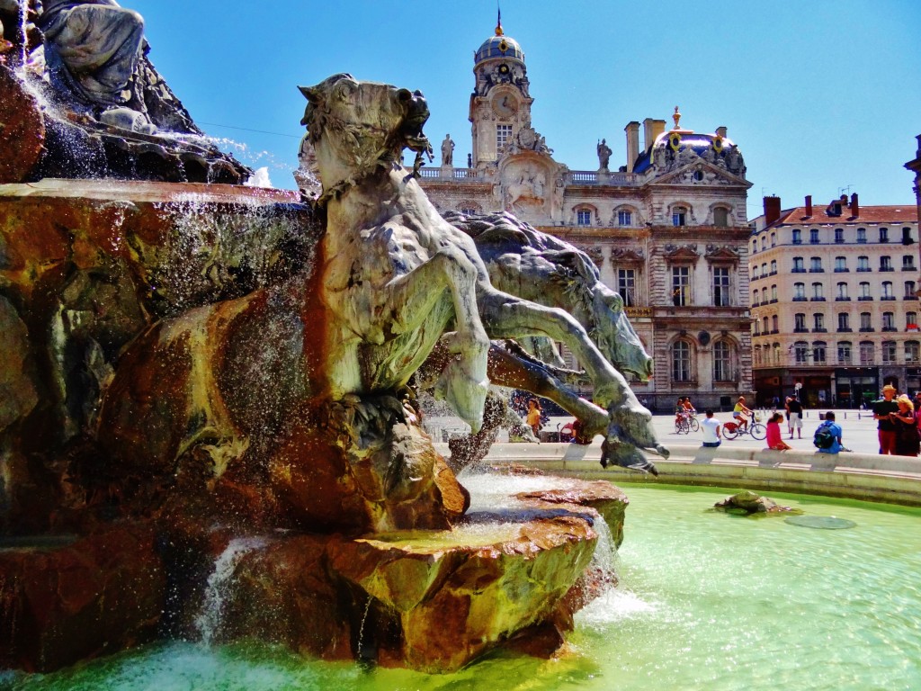 Foto: Fontaine Bartholdi - Lyon (Rhône-Alpes), Francia