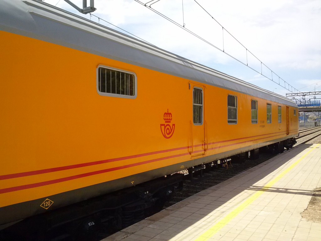 Foto: Vagón postal - Calatayud (Zaragoza), España