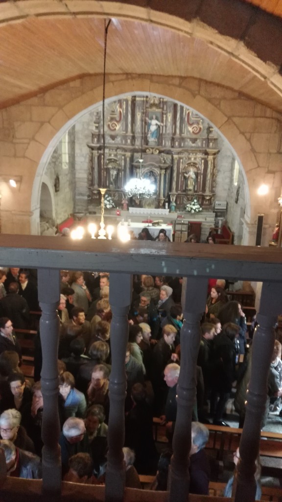 Foto: Balcón en Iglesia de Vilar - Ourense (Galicia), España
