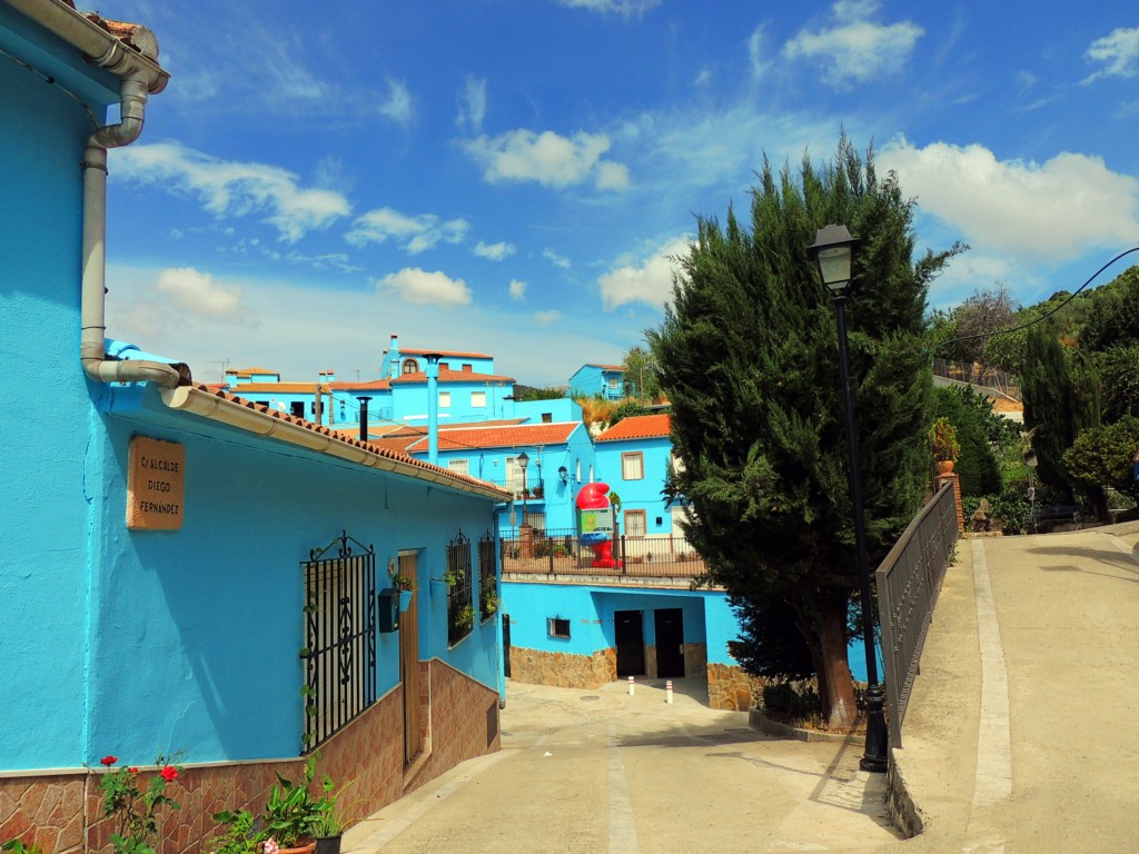 Foto: Calle Alcalde Diego Fernández - Juzcar (Málaga), España