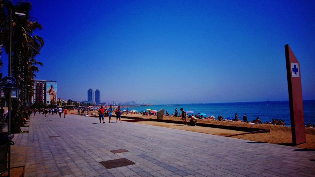 Foto: Platja de Sant Sebastià - Barcelona (Cataluña), España