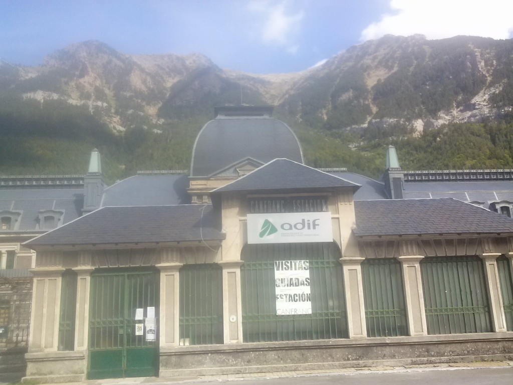 Foto: La estación de Canfranc en 2014 - Canfranc (Huesca), España