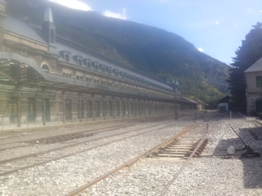 Foto: La estación de Canfranc en 2014 - Canfranc (Huesca), España