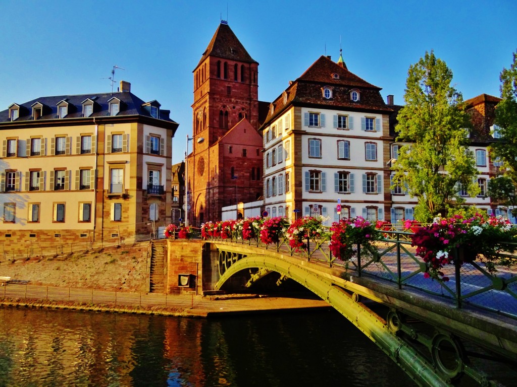 Foto: Pont St Thomas - Strasbourg (Alsace), Francia