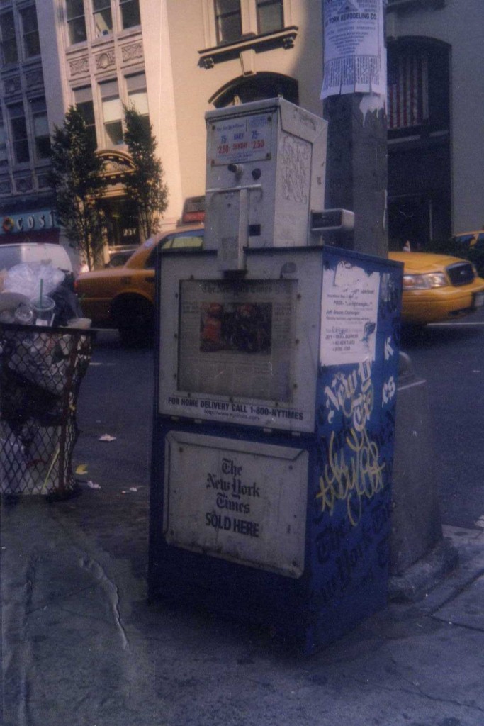 Foto: Maquina de venta de prensa - New York City (New York), Estados Unidos
