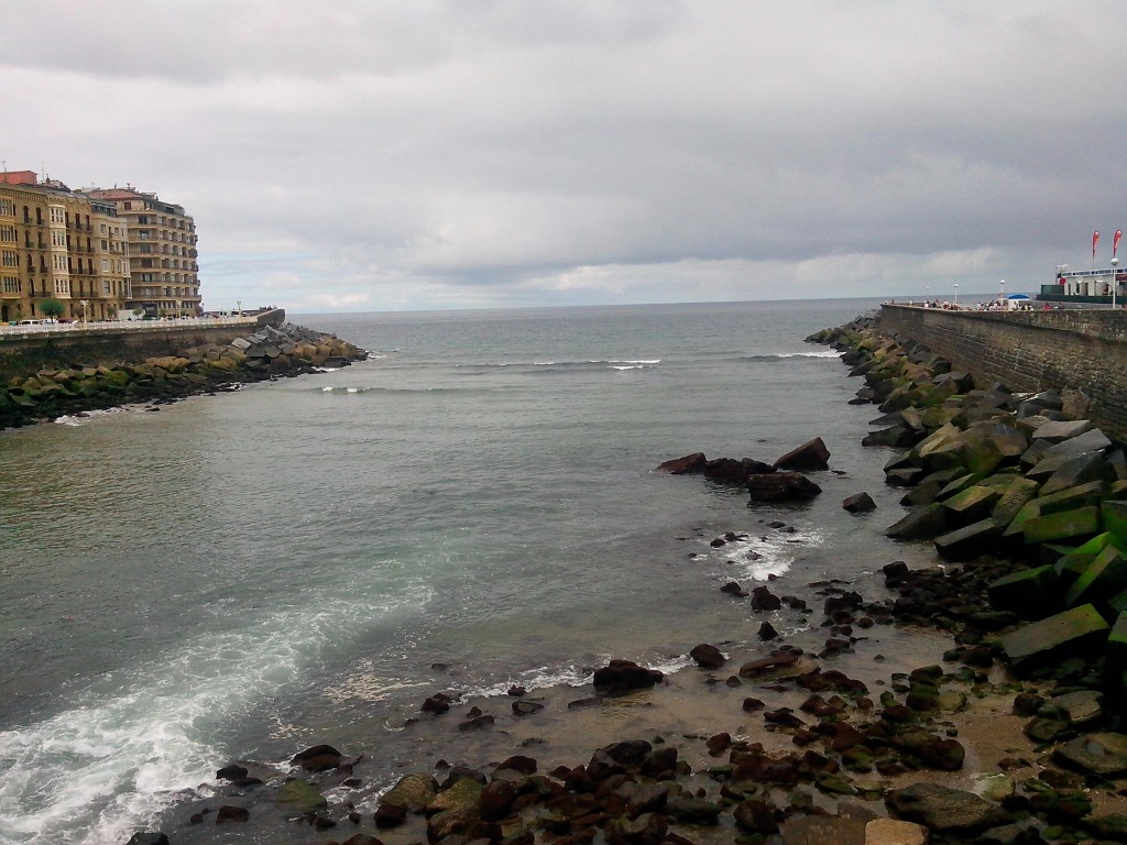 Foto: Desembocadura del río Irumea - San Sebastian (Gipuzkoa), España