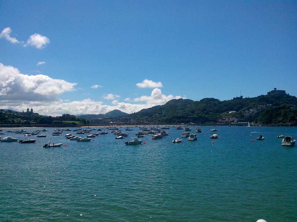 Foto: La Concha y monte Igueldo - San Sebastian (Gipuzkoa), España