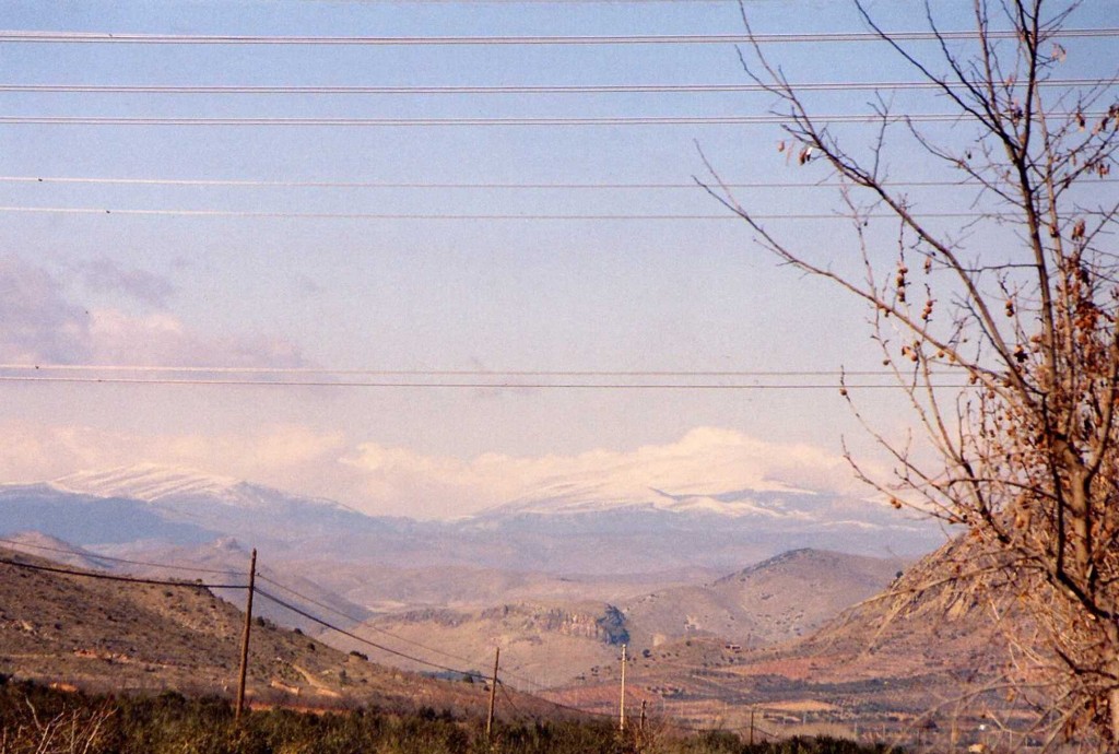 Foto: El Moncayo visto desde el Frasno - El Frasno (Zaragoza), España