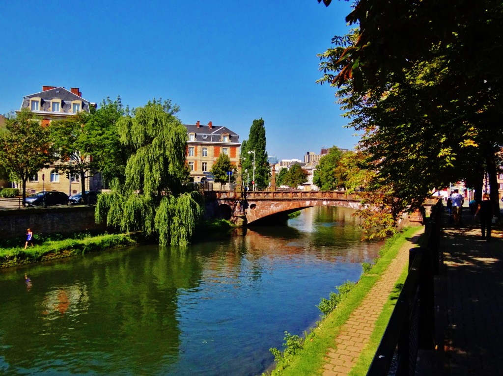 Foto: Canal du Faux-Rempart - Strasbourg (Alsace), Francia