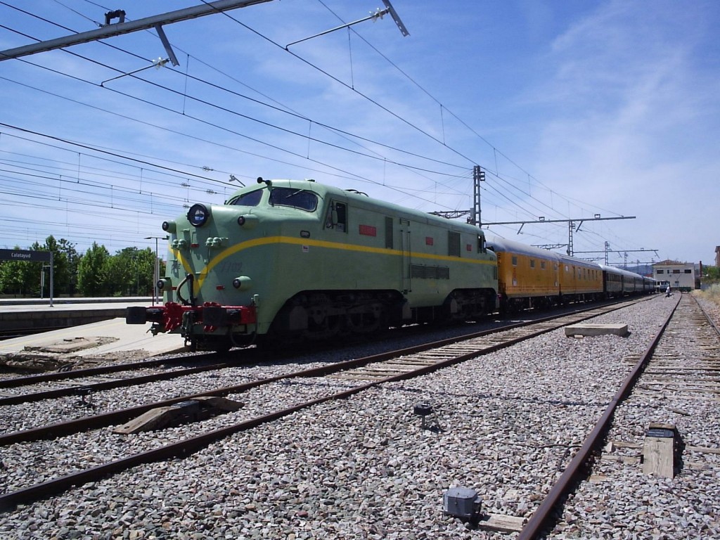 Foto: Tren Azul - Calatayud (Zaragoza), España