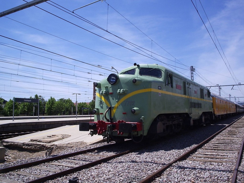 Foto: Tren Azul - Calatayud (Zaragoza), España
