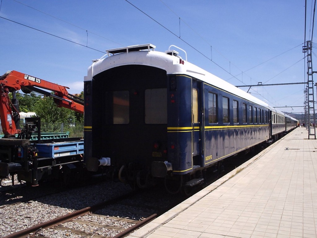 Foto: El tren Azul - Calatayud (Zaragoza), España