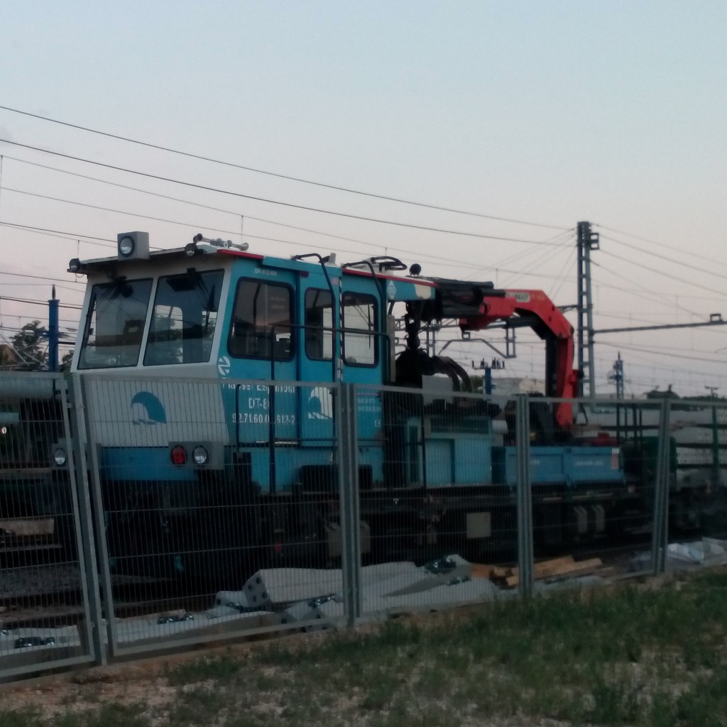 Foto: Tren de mantenimiento para vía de ancho ibérico - Calatayud (Zaragoza), España