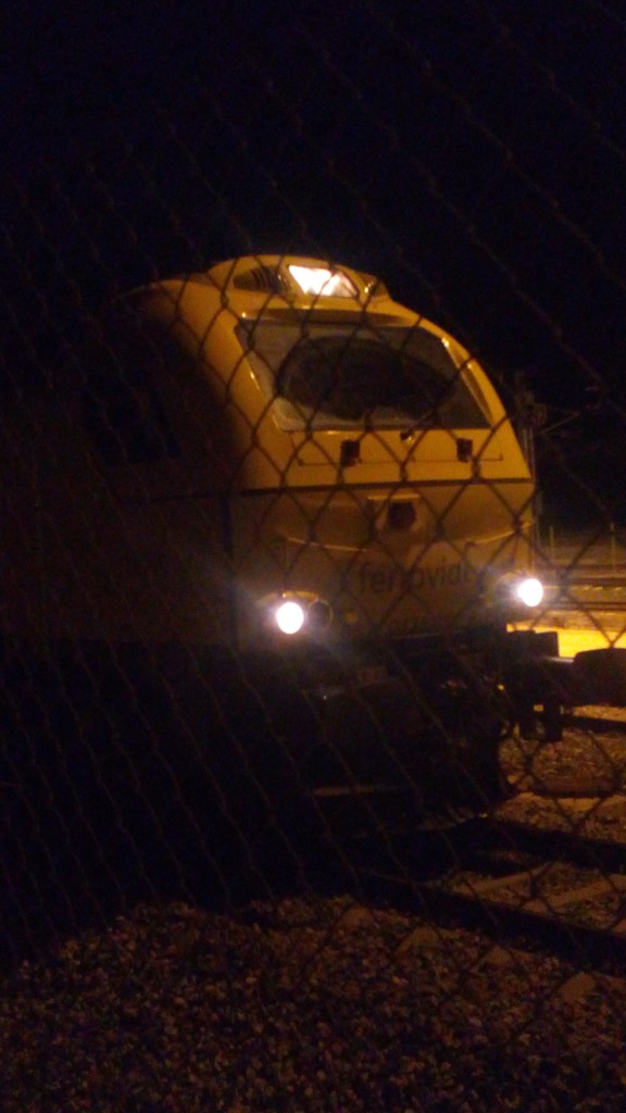 Foto: Base de mantenimiento de la línea AVE - Calatayud (Zaragoza), España