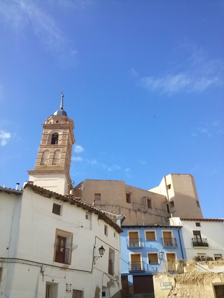 Foto: Torre del reloj y castillo - Ateca (Zaragoza), España