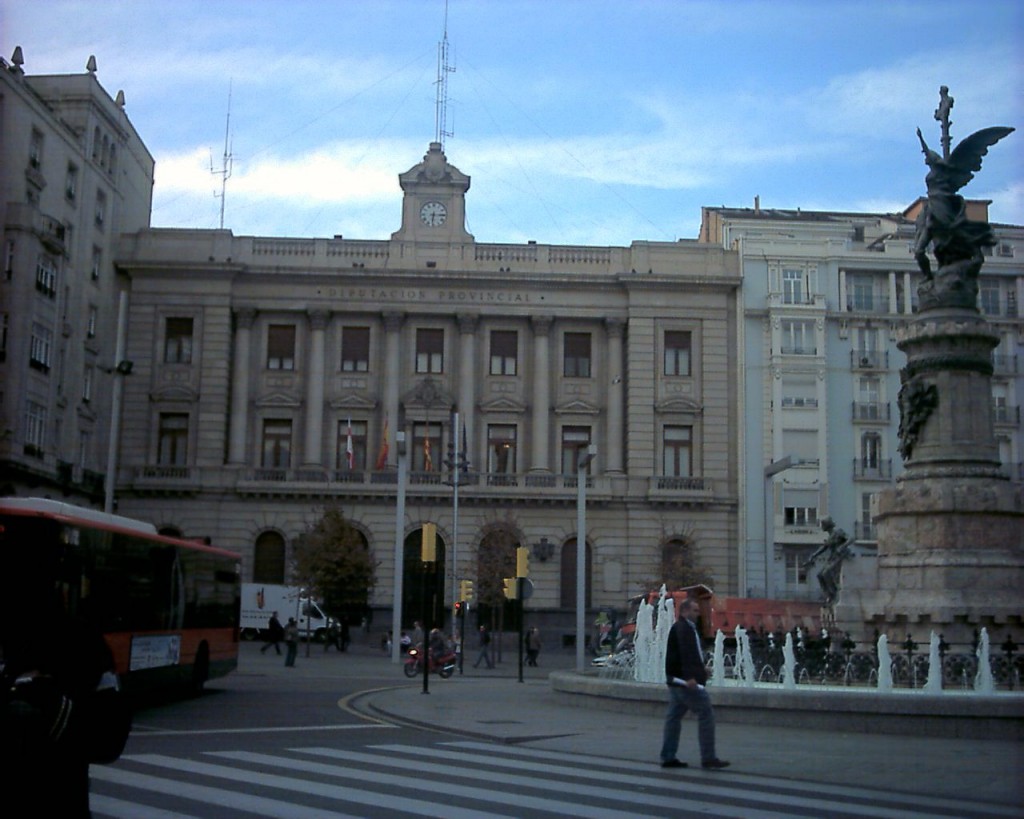 Foto: Plaza de España. Sede de la Diputación Provincial - Zaragoza (Aragón), España