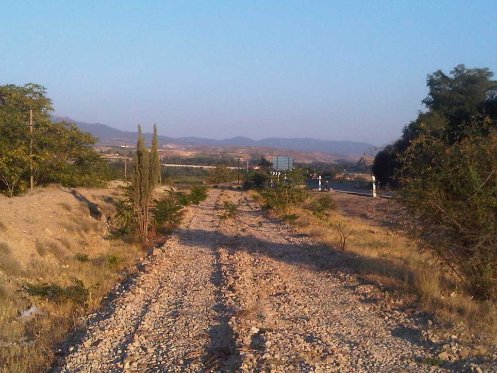 Foto: Desmantelamiento de vía previo a su conversión reconversión en vía verde - Calatayud (Zaragoza), España