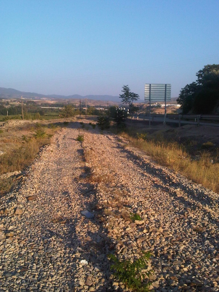Foto: Desmantelamiento de vía previo a su conversión reconversión en vía verde - Calatayud (Zaragoza), España