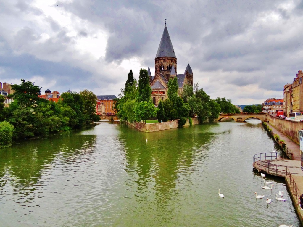 Foto: Temple Neuf - Metz (Lorraine), Francia