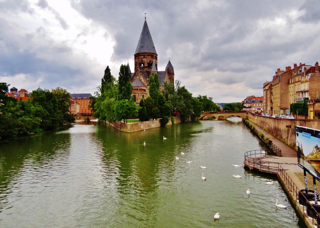 Foto: Temple Neuf - Metz (Lorraine), Francia