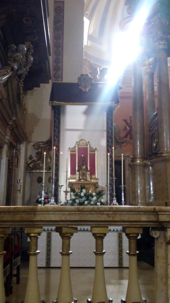Foto: La Virgen de la Peña en la colegiata del Santo Sepulcro - Calatayud (Zaragoza), España