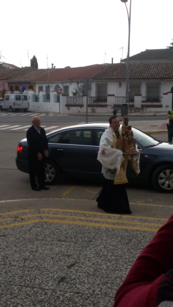 Foto: 15-9-2019 La Virgen de la Peña llega a San Antonio - Calatayud (Zaragoza), España