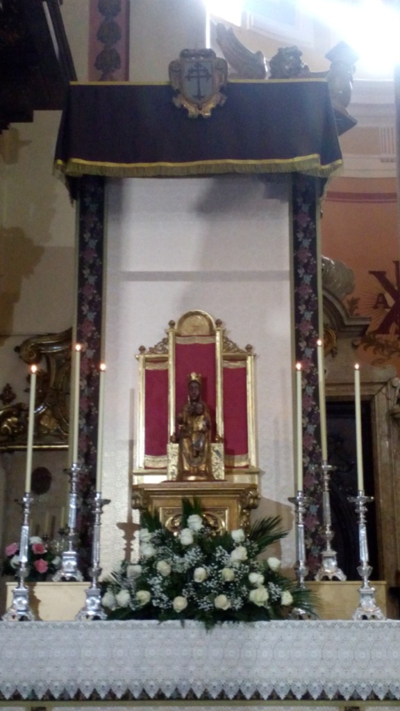 Foto: La Virgen de la Peña en la Colegiata del Santo Sepulcro - Calatayud (Zaragoza), España