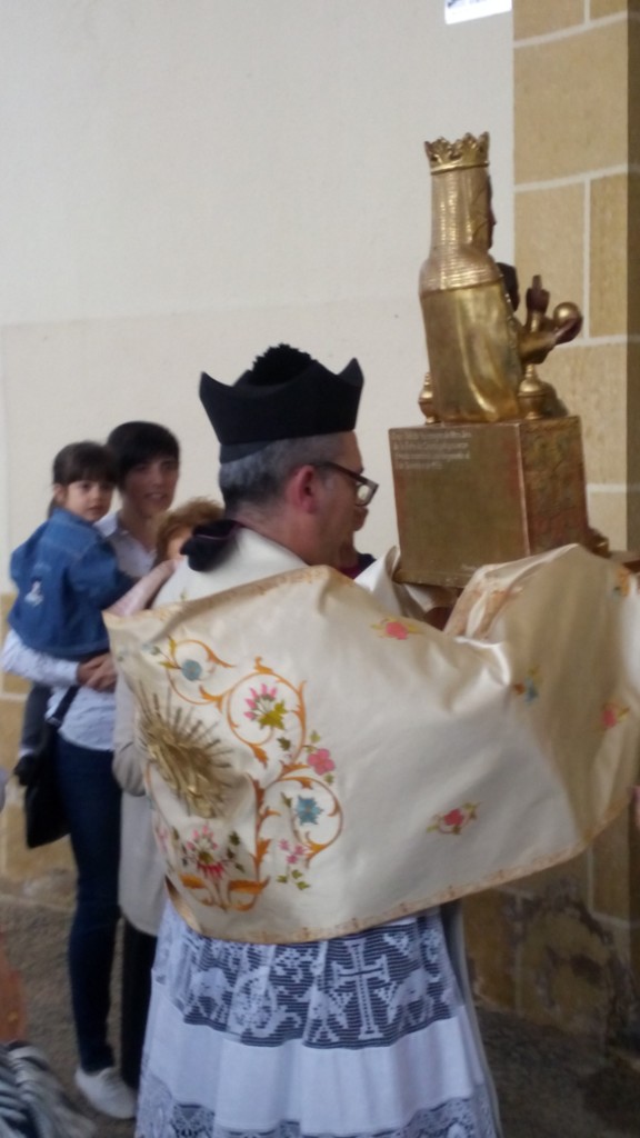 Foto: 15-9-2019 La Virgen de la Peña llega a San Antonio - Calatayud (Zaragoza), España