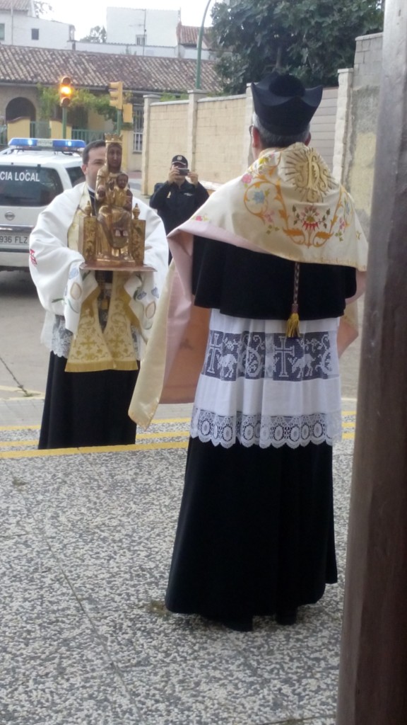 Foto: 15-9-2019 La Virgen de la Peña llega a San Antonio - Calatayud (Zaragoza), España