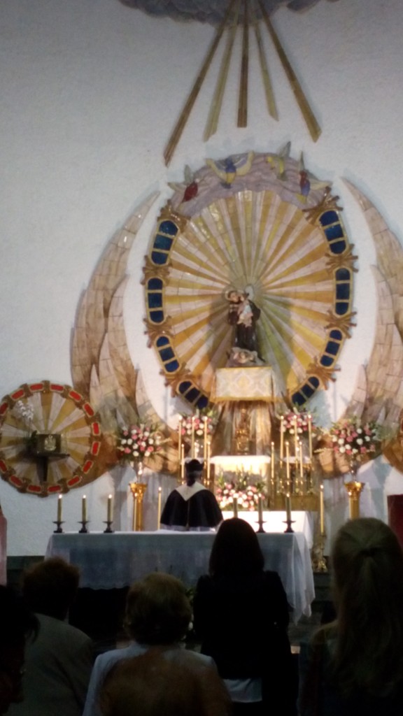 Foto: 15-9-2019 La Virgen de la Peña llega a San Antonio - Calatayud (Zaragoza), España
