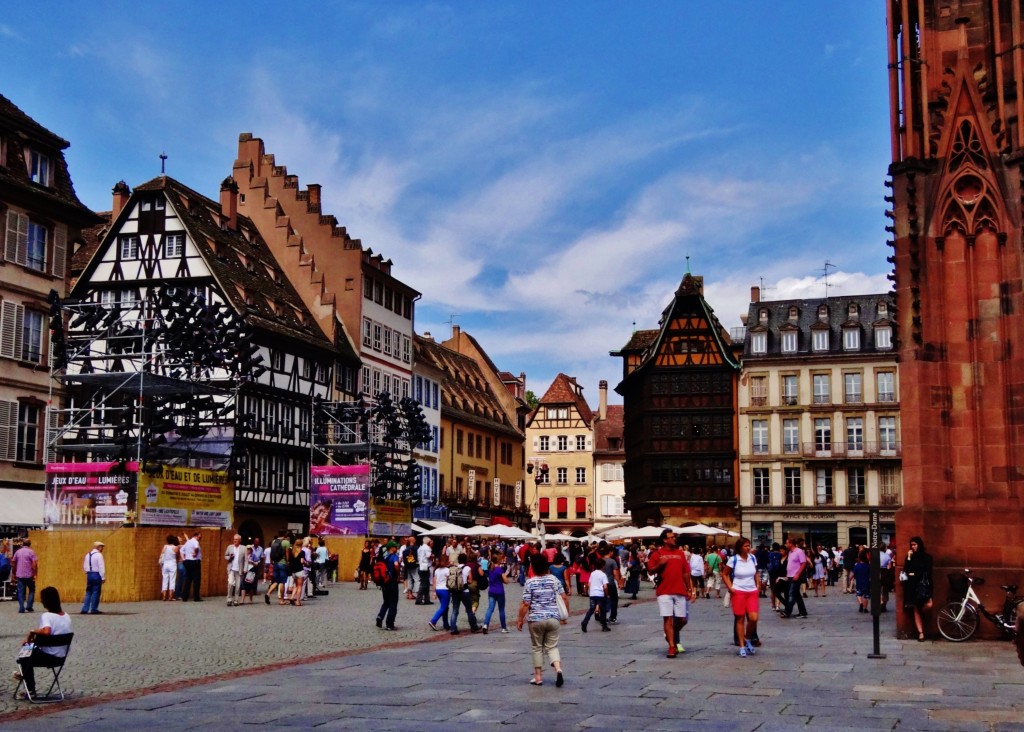 Foto: Place de la Cathédrale - Strasbourg (Alsace), Francia