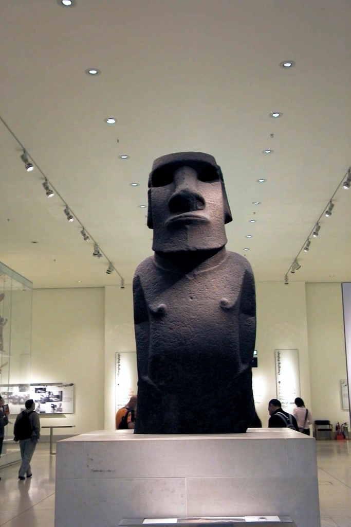 Foto: Moai de la Isla de Pascua en el British Museum - Londres (England), El Reino Unido