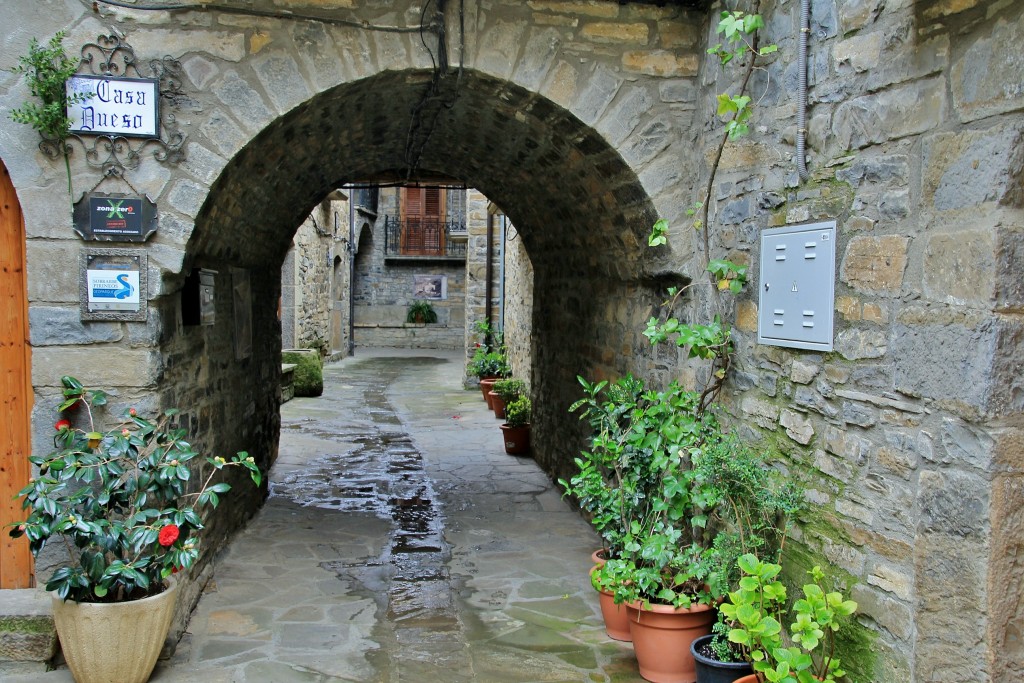 Foto: Centro histórico - El Pueyo de Araguás (Huesca), España