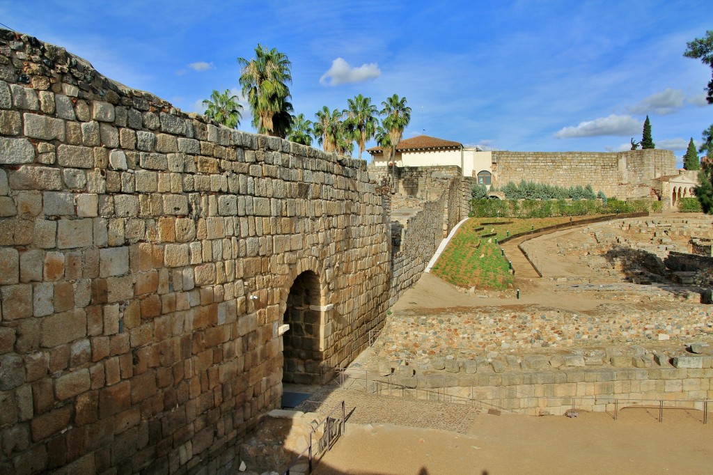 Foto: Alcazaba árabe - Mérida (Badajoz), España