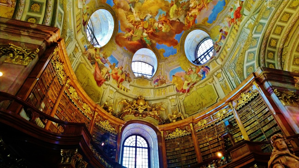 Foto: Prunksaal der Österreichischen Nationalbibliothek - Wien (Vienna), Austria