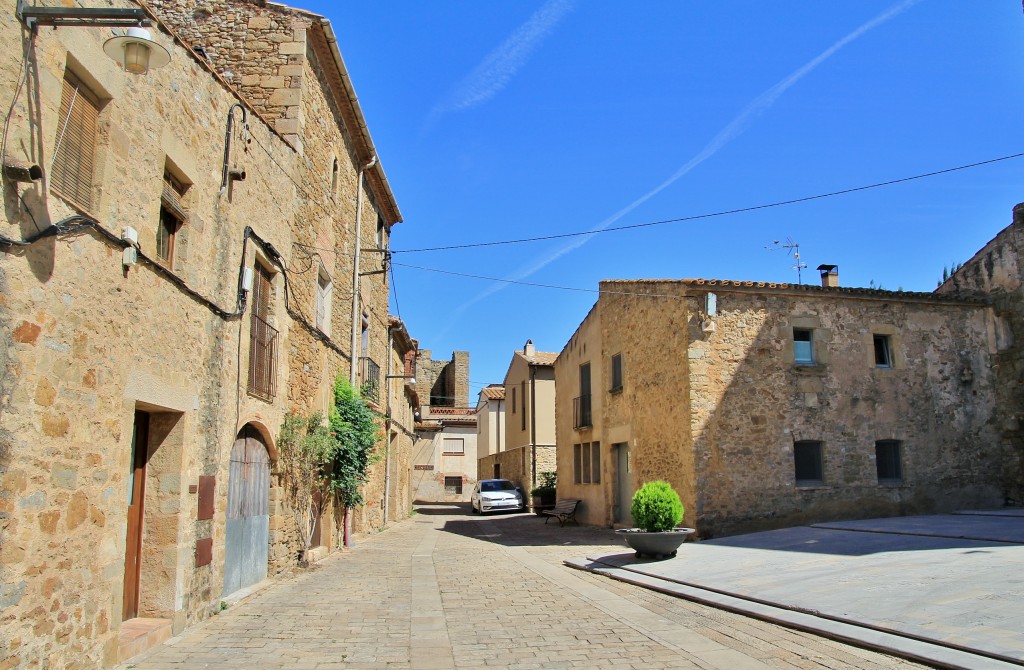 Foto: Centro histórico - Ullastret (Girona), España