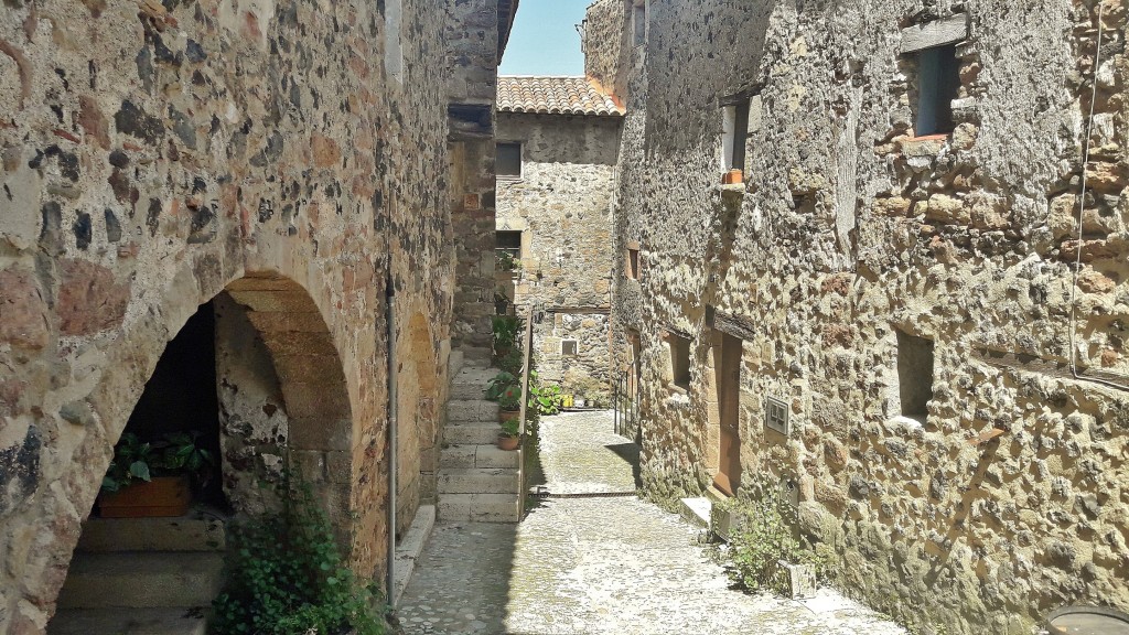 Foto: Centro histórico - Santa Pau (Girona), España