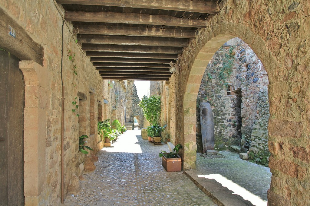 Foto: Centro histórico - Santa Pau (Girona), España