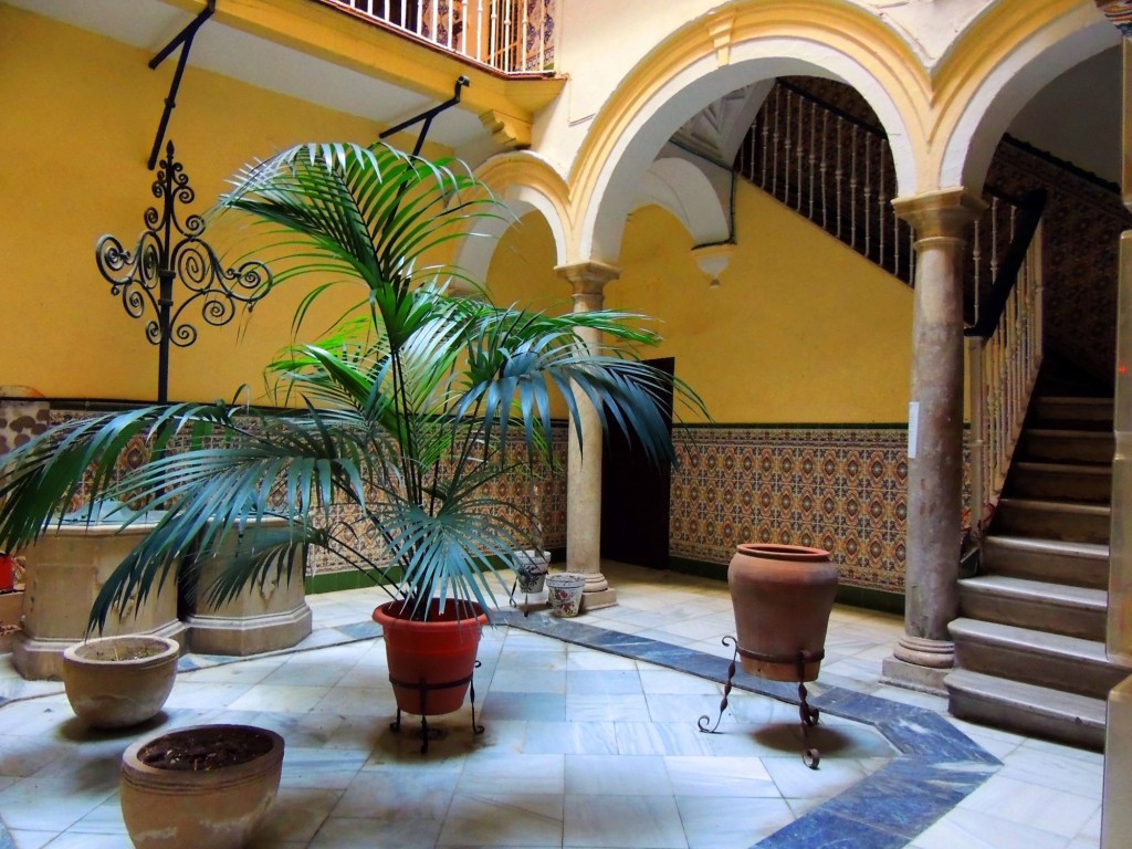 Foto: Patio de la Casa de las 4 Torres - Cádiz (Andalucía), España