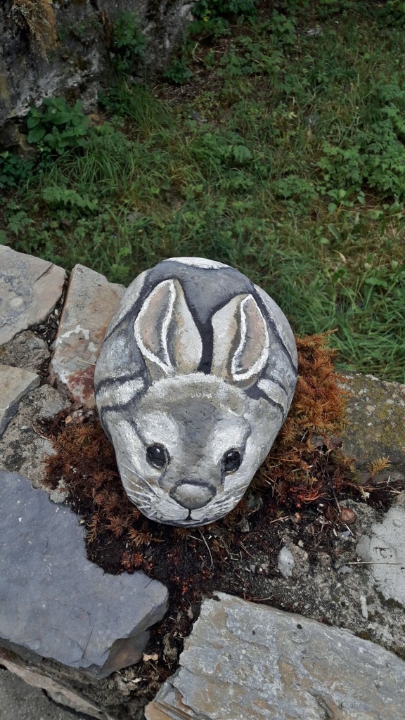 Foto: Piedra decorada - Begergue (Cataluña), España