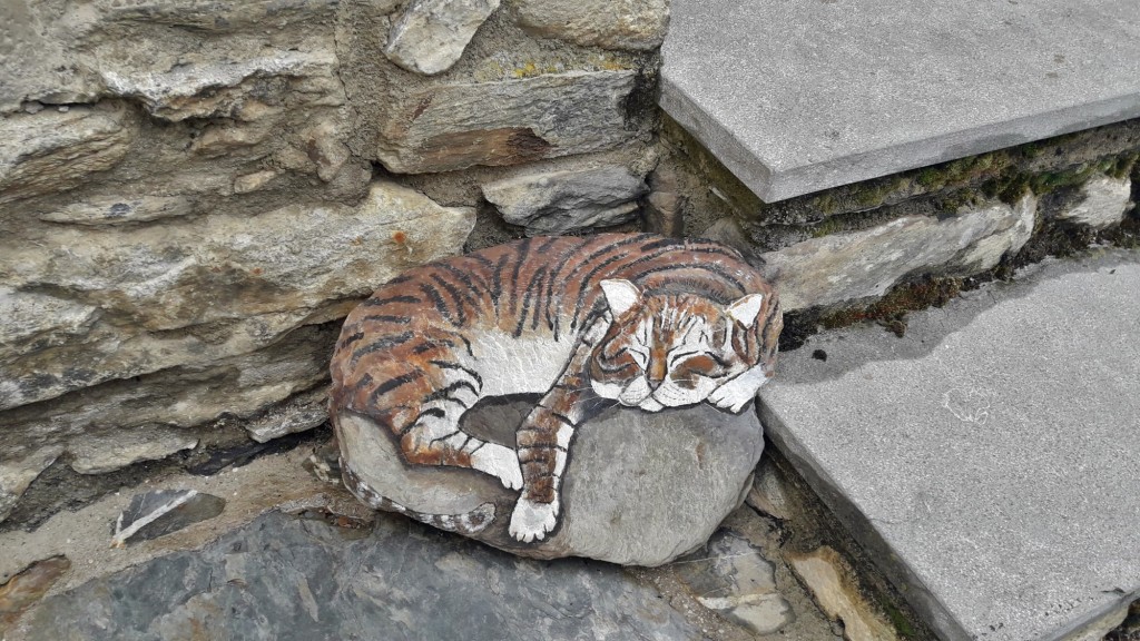 Foto: Piedra decorada - Begergue (Cataluña), España