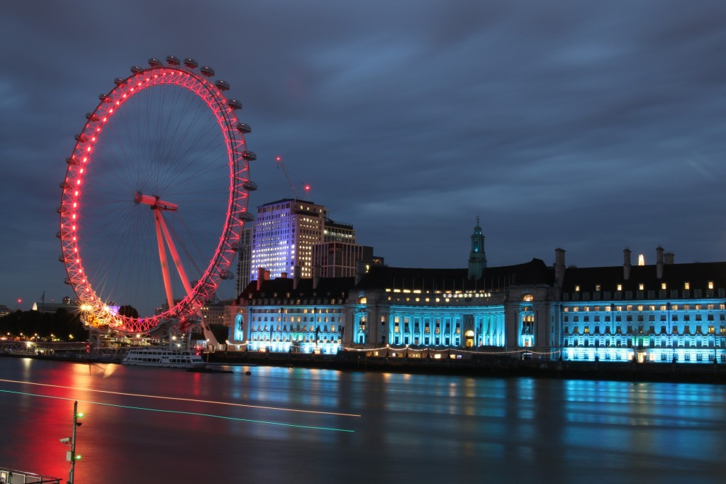 Foto: London Eye by Night - Londres (England), El Reino Unido